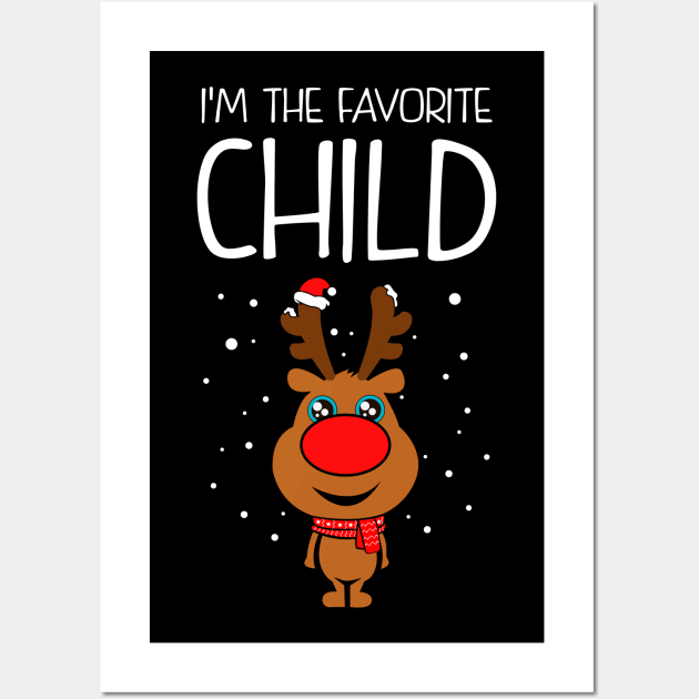 Favorite Child Christmas Sweater Wall Art by KsuAnn